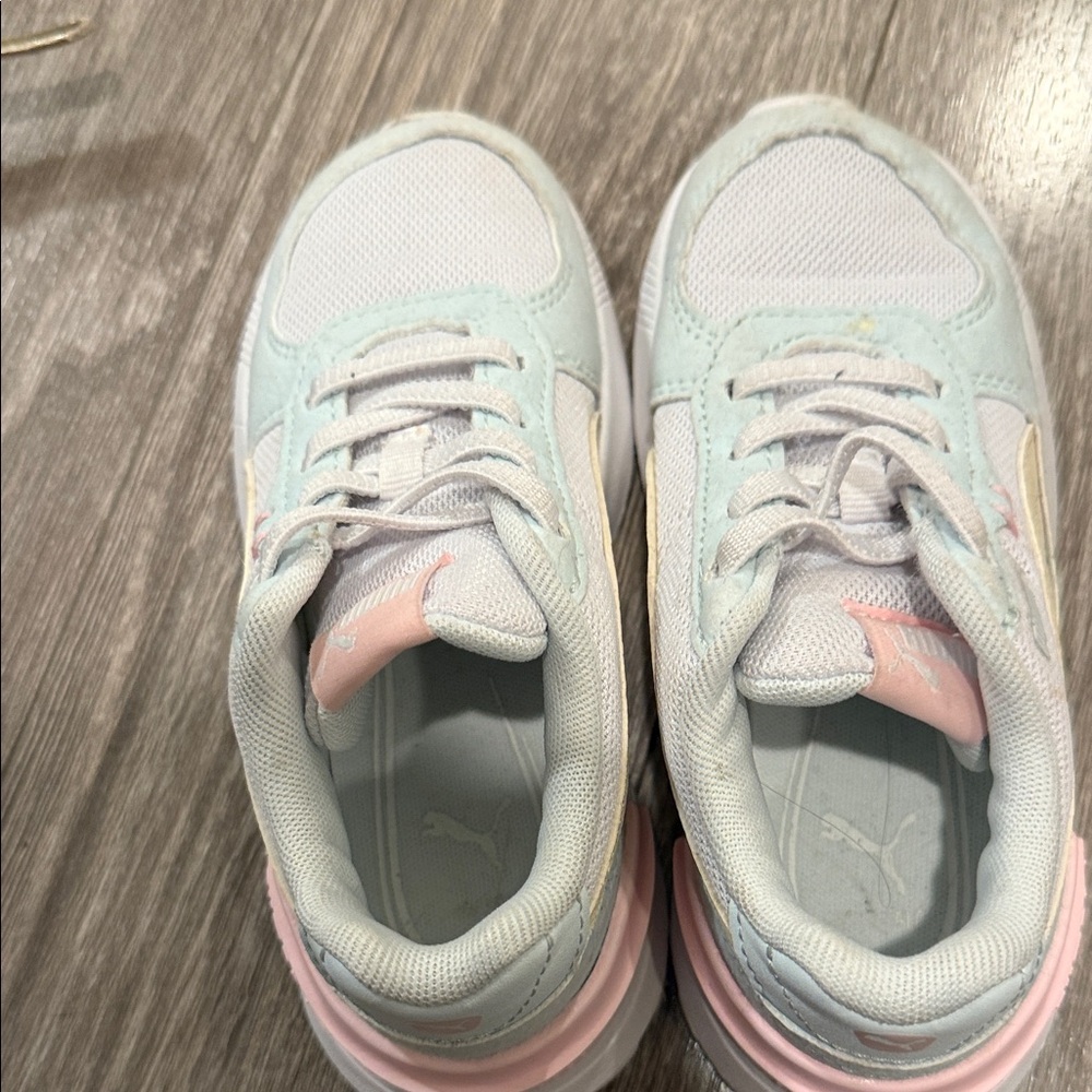 Puma Kids' White and Pastel Sneakers